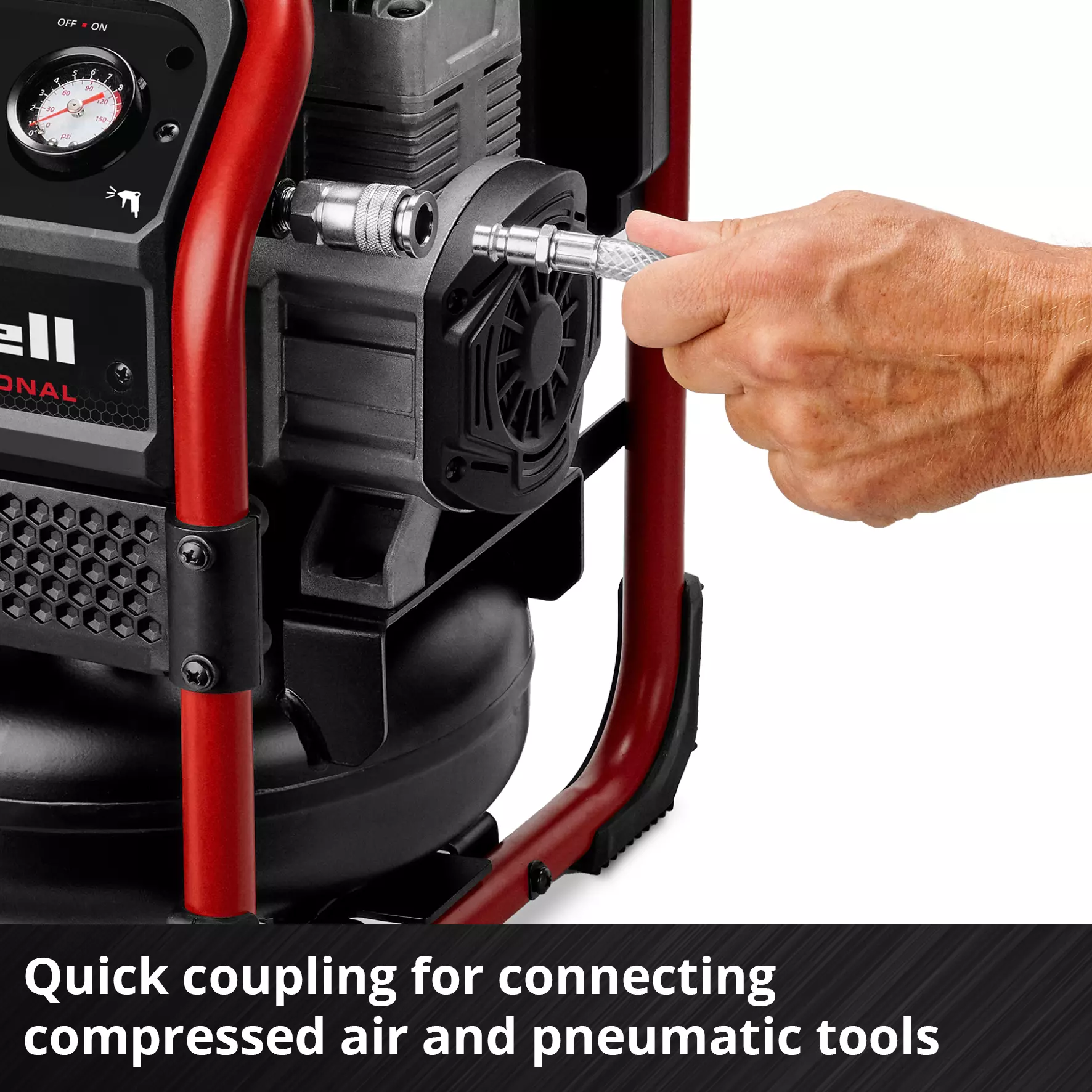 EINHELL PXC 18V PROFESSIONAL 6 LITRE 8 BAR SILENT OIL FREE COMPRESSOR, BODY ONLY - Image 7