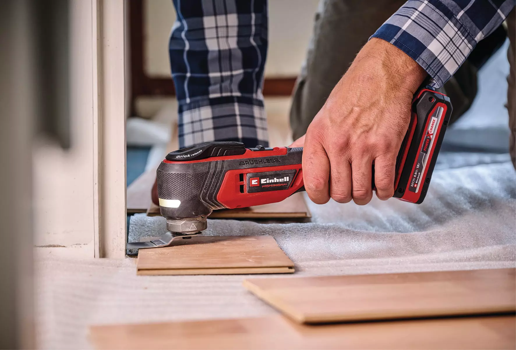 EINHELL PXC 18V PROFESSIONAL BRUSHLESS MULTI TOOL BARE - Image 3