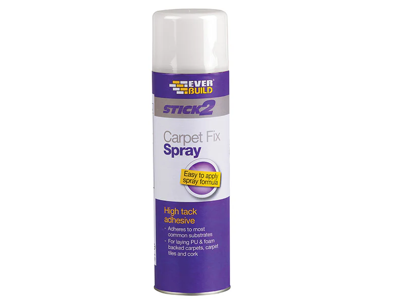 Everbuild Sika Carpet Fix Spray Adhesive Aerosol 500ml - Image 2