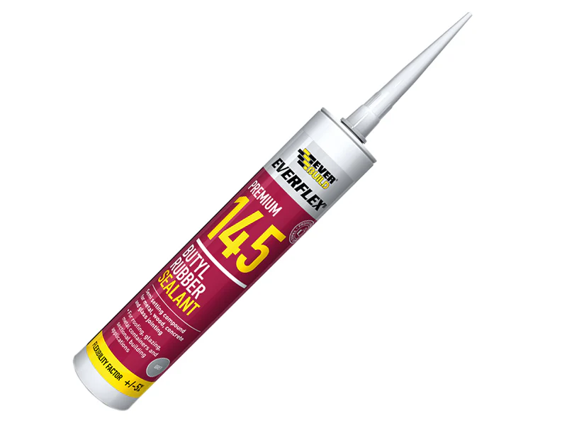 Everbuild Sika Everflex® 145 Butyl Rubber Sealant 300ml Grey - Image 2