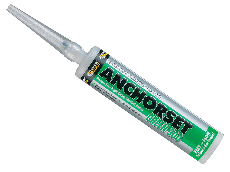Everbuild Sika Green 300 Anchorset Chemical Anchor 300ml - Image 2