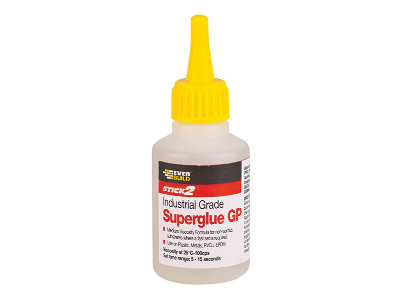 Everbuild Sika Industrial Superglue General Purpose 50g