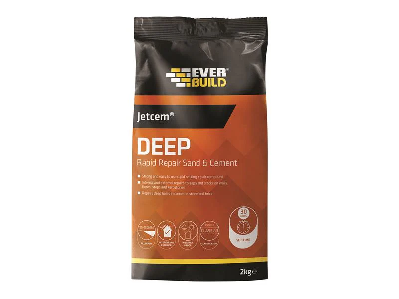 Everbuild Sika Premix Sand & Cement 12kg (6 x 2kg Packs)