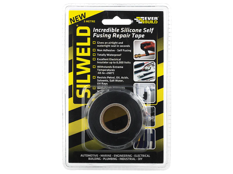 Everbuild Sika Silweld Tape 3m Black - Image 2