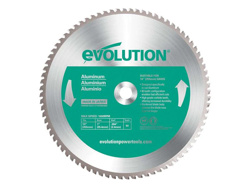 Aluminium Chop Saw Blade 355mm 80T – Watson Hire