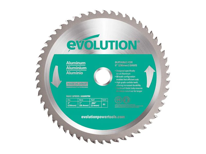 Precision aluminium cutting blade 230mm 80T – Watson Hire