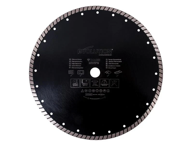 Evolution RAGE® Diamond Blade, Segmented Rim 355 x 25.4mm - Image 2