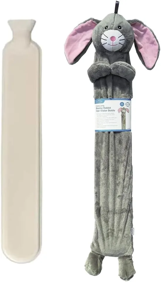 EXTRA LONG BUNNY RABBIT HOT WATER BOTTLE - Image 2