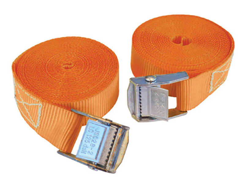 Faithfull Cam Style Tie-Downs 25mm x 5m 2 Piece - Image 2