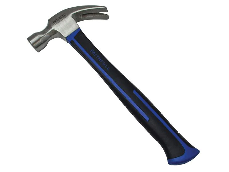 Faithfull Claw Hammer Fibreglass Handle 454g (16oz) - Image 2