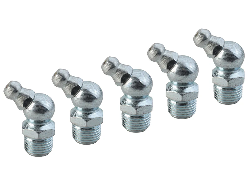 Faithfull Grease Nipple 45° 1/8in BSP (Pack 5) - Image 2