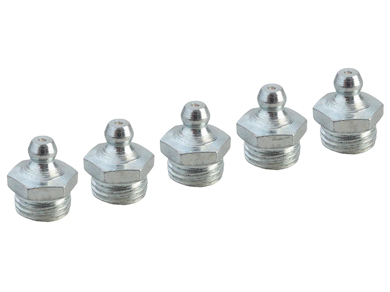 Faithfull Grease Nipple Straight 1/4in BSP (Pack 5)