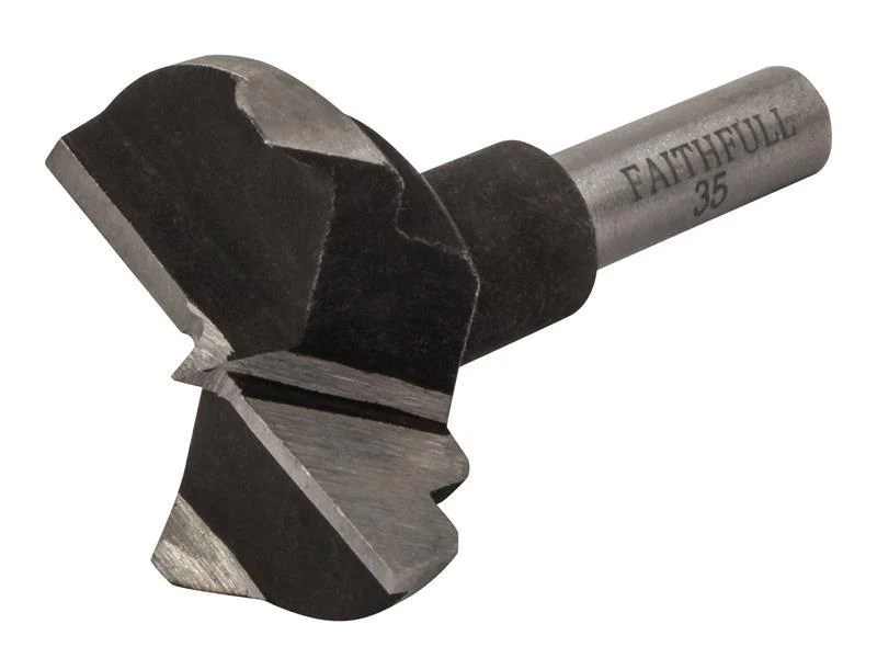 Faithfull HCS Hinge Boring Bit 35mm x 60mm - Image 2