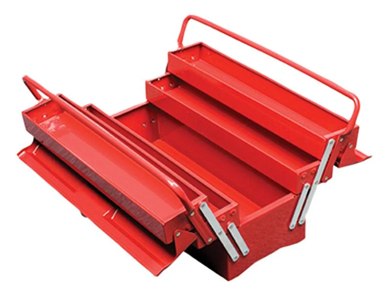 Faithfull Metal Cantilever Toolbox - 5 Tray 49cm (19in) - Image 2