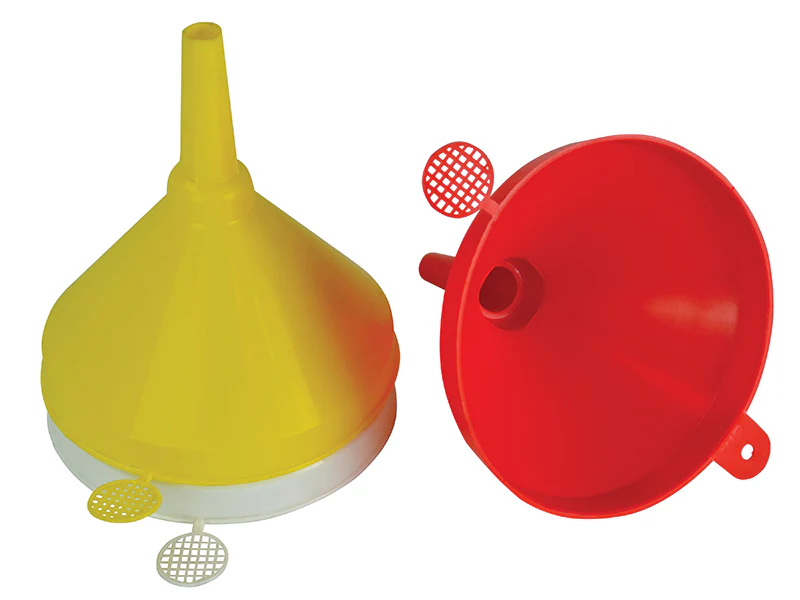 Faithfull Plastic Funnel 150mm Set, 3 Piece - Image 2