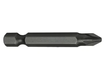 Faithfull Pozi S2 Grade Steel Screwdriver Bits PZ1 x 50mm (Pack 3)