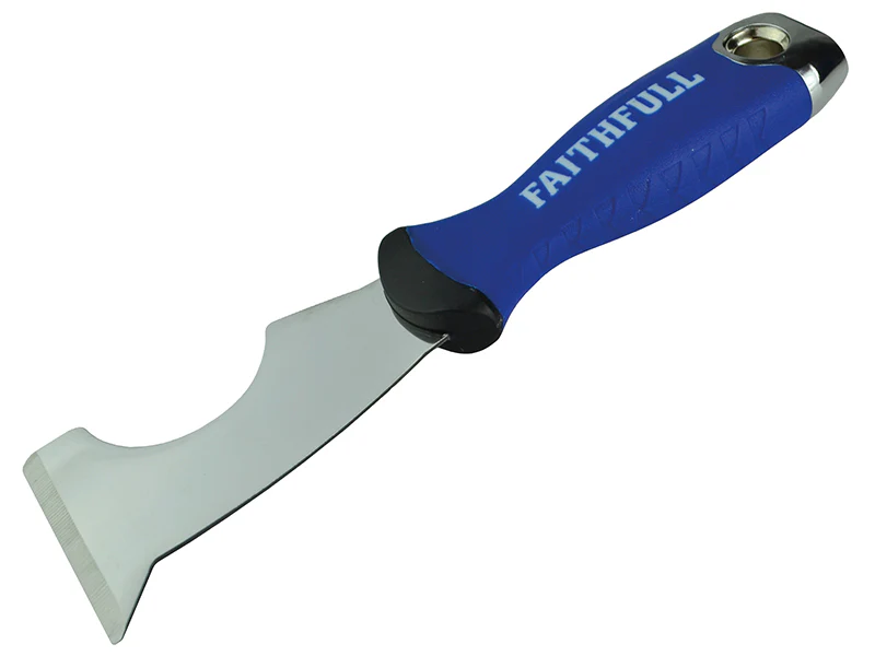 Faithfull Soft Grip Decorator's 4-in-1 Tool - Image 2