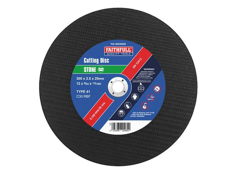 Faithfull Stone Cut Off Disc 300 x 3.5 x 20mm