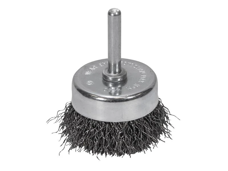 Faithfull Wire Cup Brush 50mm x 6mm Shank, 0.30mm Wire - Image 2