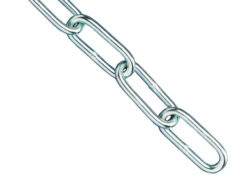 Faithfull Zinc Plated Chain 4mm x 2.5m - Max. Load 120kg - Image 2