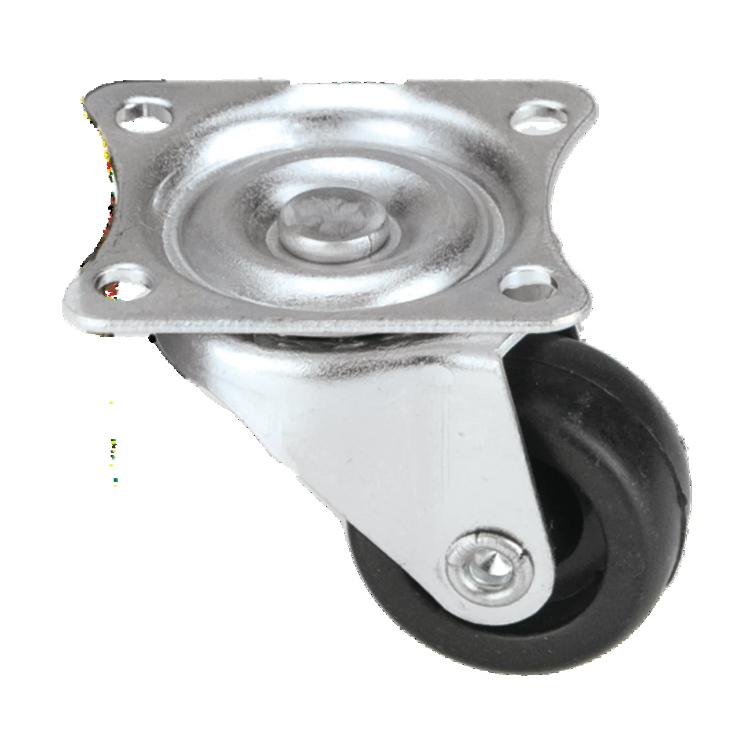 FF GROUP BLACK CASTER SWIVEL 65MM