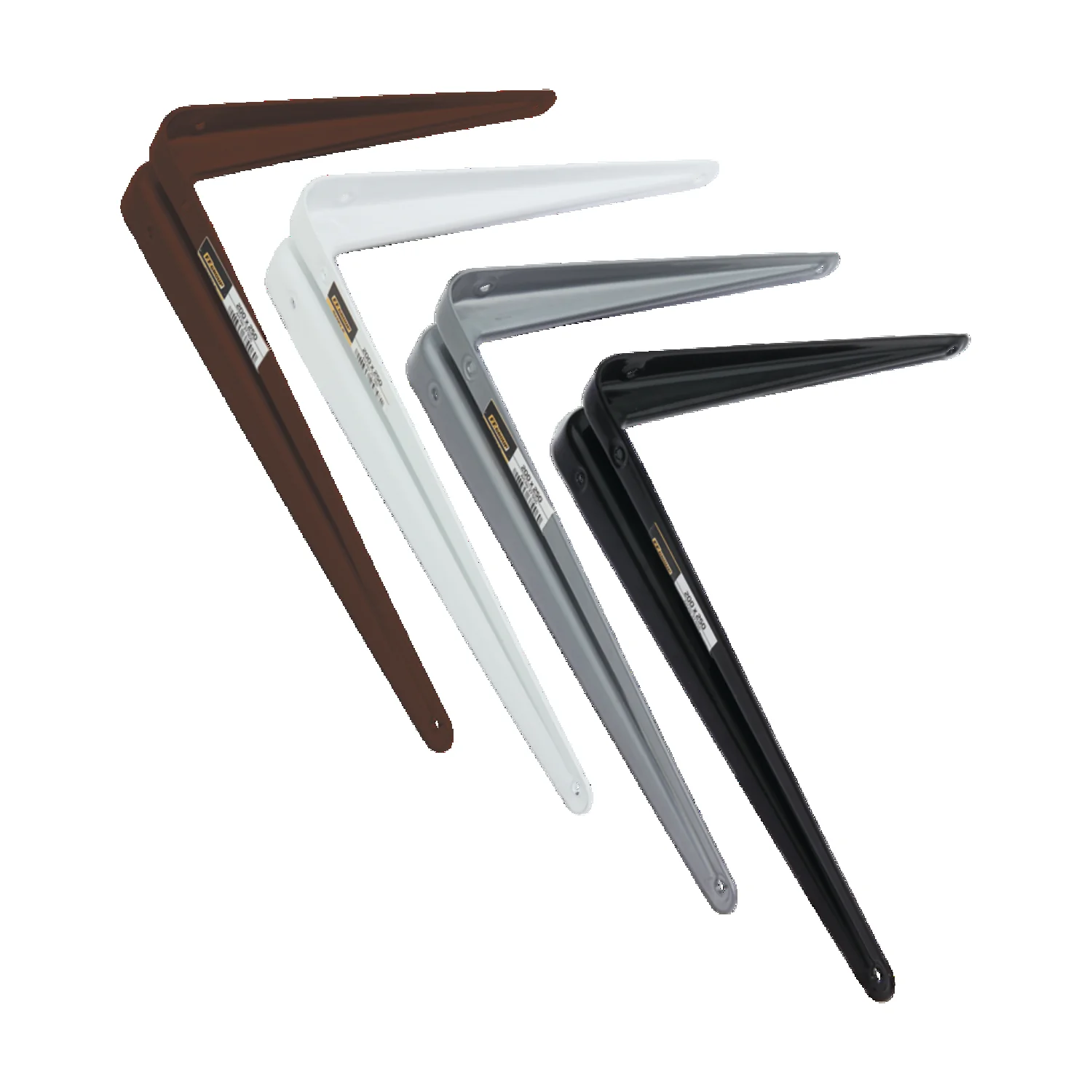 FF GROUP SHELF BRACKETS SPANISH TYPE HEAVY DUTY WHITE 200X250X1MM