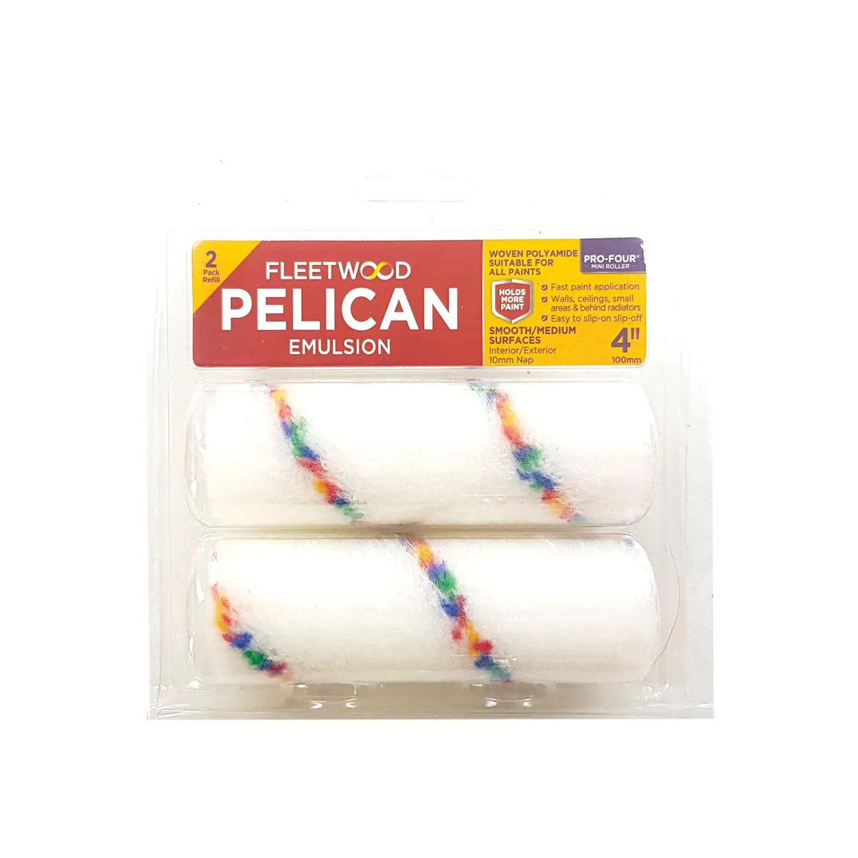 FLEETWOOD 4" PELICAN EMULSION SLEEVE 2PK