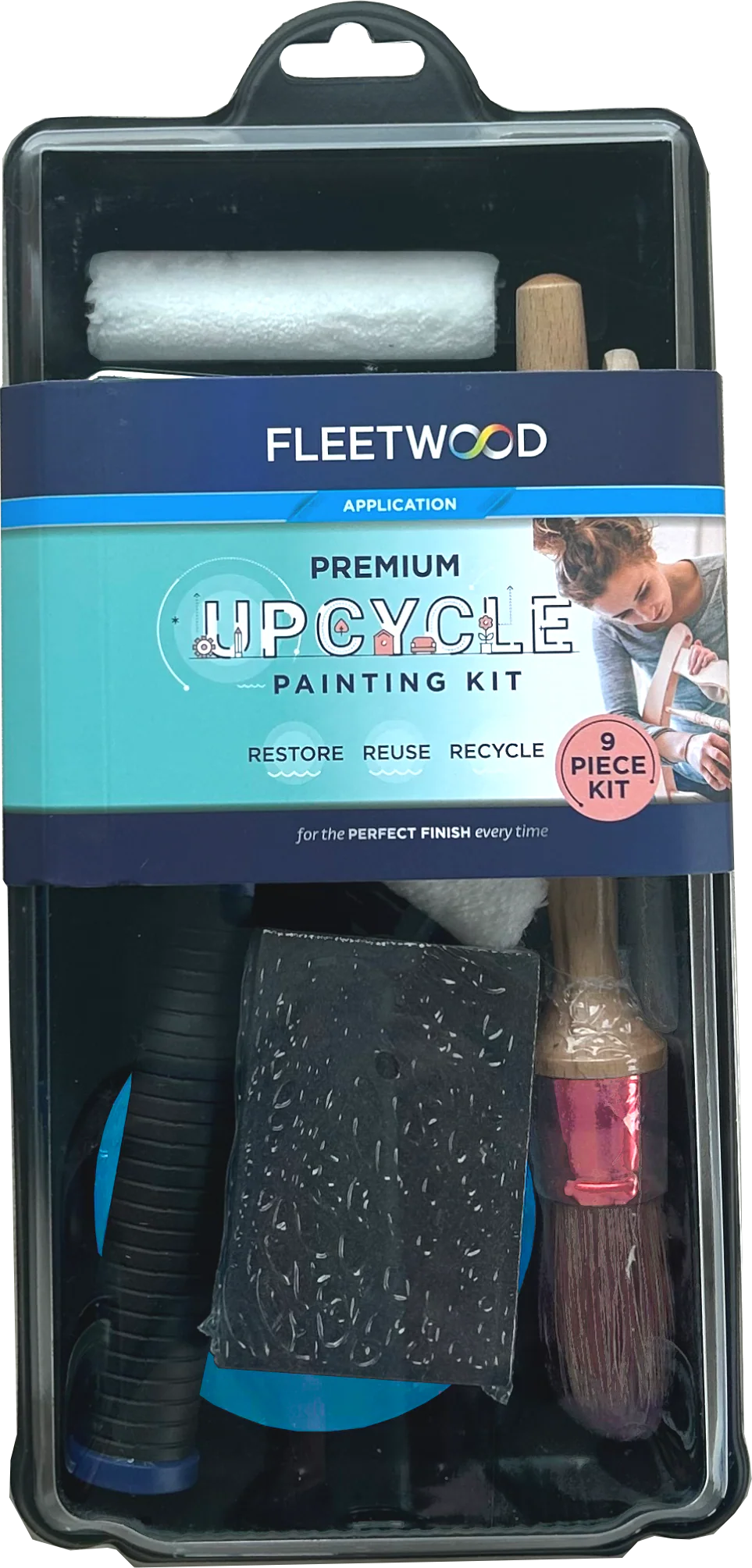 FLEETWOOD 4" UPCYCLE PAINTING KIT 9PK