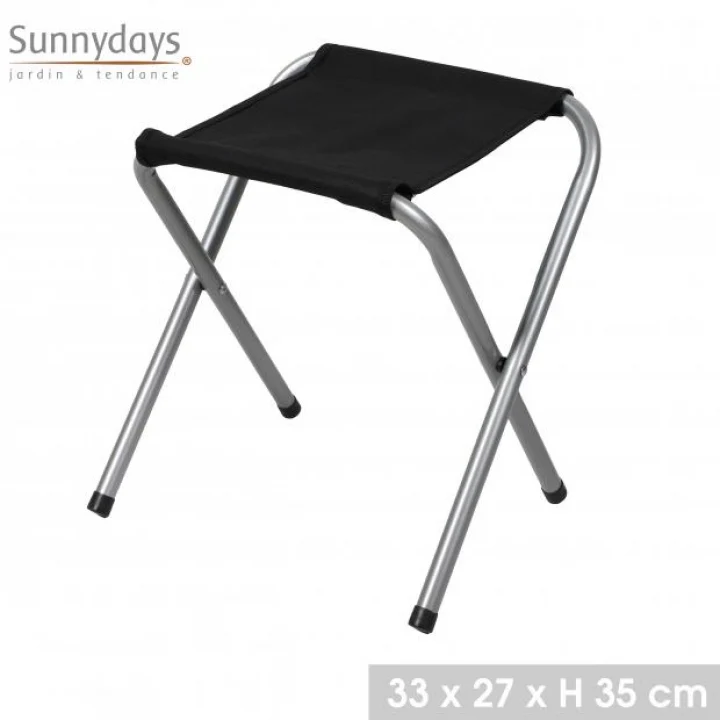 FOLDING STOOL IN BLACK