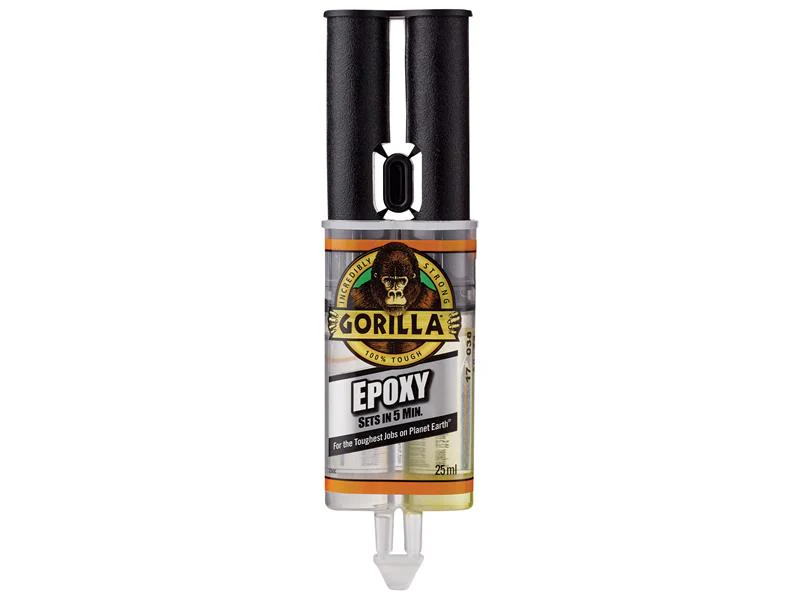 Gorilla Glue Gorilla 5 Min 2-Part Epoxy Syringe 25ml - Image 2