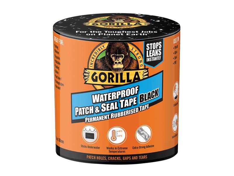 Buy Gorilla® Waterproof Patch & Seal Tape 100mm x 3m at Watson Hire. - Image 2