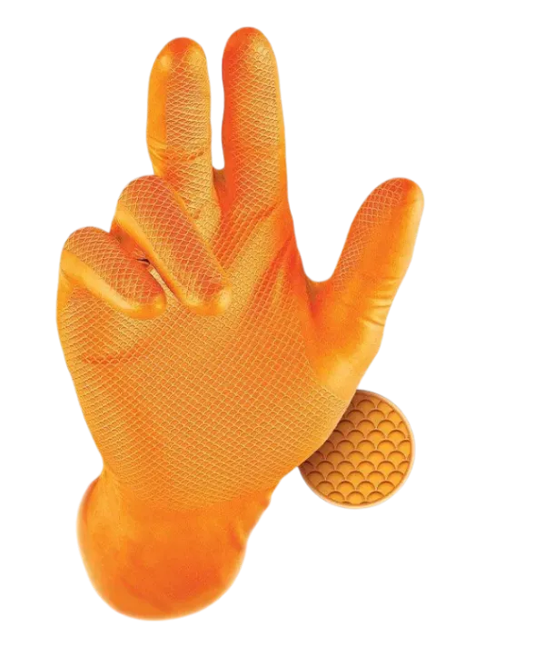 GRIPPAZ ORANGE DIAMOND GRIP GLOVES