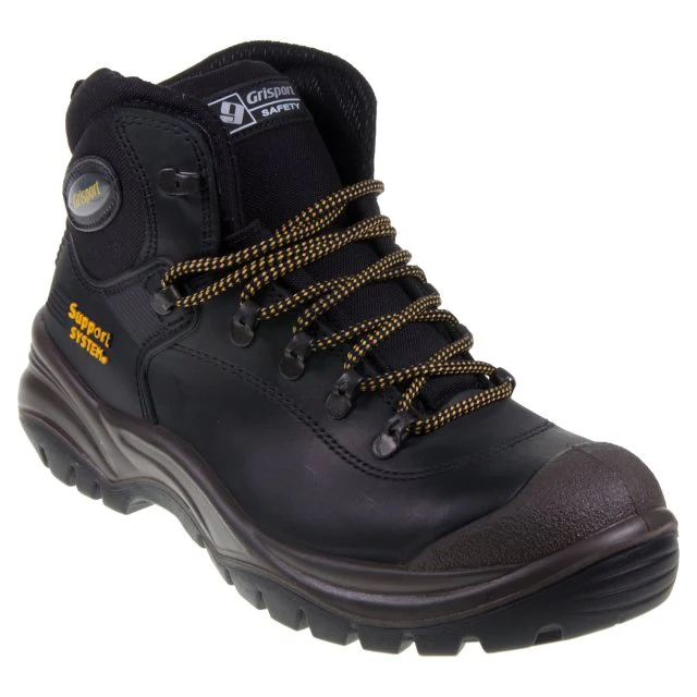 GRISPORT CONTRACTOR SAFETY BOOT BLACK SIZE 42 - Image 4