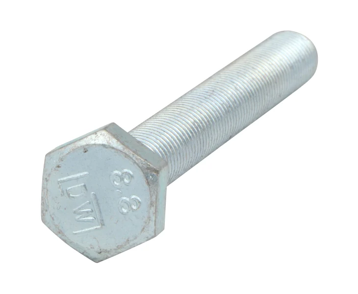HEX HEAD SET SCREW BZP M10X100 BAG 10