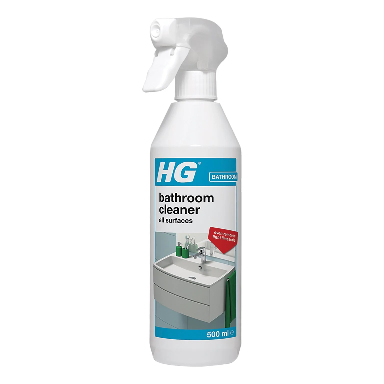 HG BATHROOM CLEANER ALL SURFACES SPRAY 500ML
