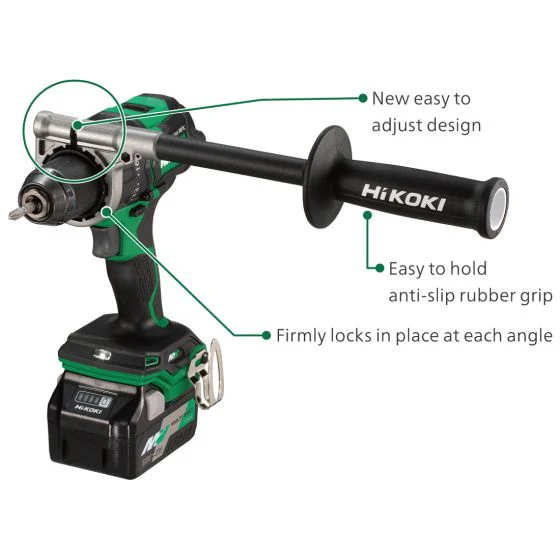 HIKOKI COMBI-DRILL 18V LI-LON BRUSHLESS 140NM @ 2X 5.0AH MULTIVOLT LI-ION BATTERIES - Image 5