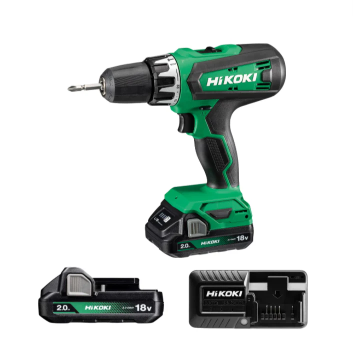 HIKOKI DV18DFX 18V Combi Drill Kit with 2 Batteries & Charger