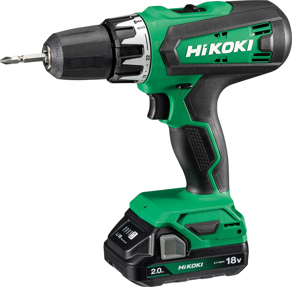 HIKOKI DV18DFX 18V Combi Drill Kit with 2 Batteries & Charger - Image 2