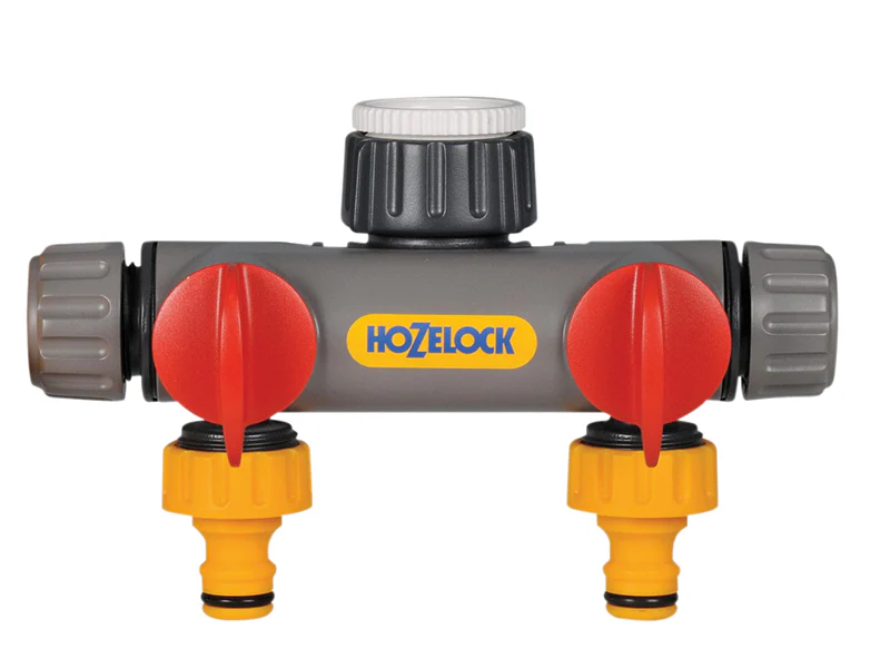 Hozelock 2252 2-Way Tap Connector 1/2 - 1in BSP