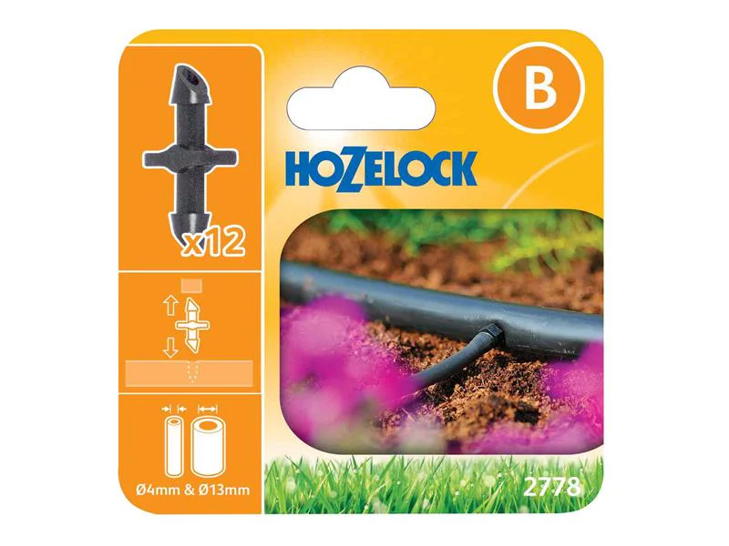 Hozelock 2778 Straight Connector 4mm (Pack 12) - Image 2