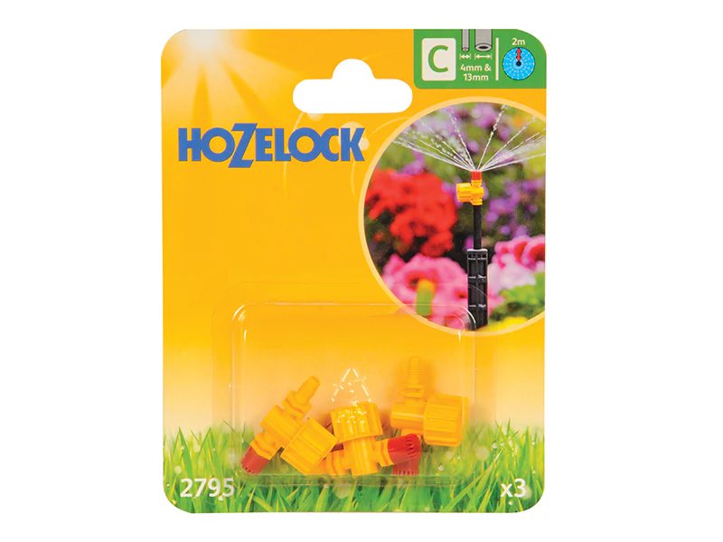 Hozelock 2795 Adjustable 360° Micro Spray Jet (Pack 3) - Image 2