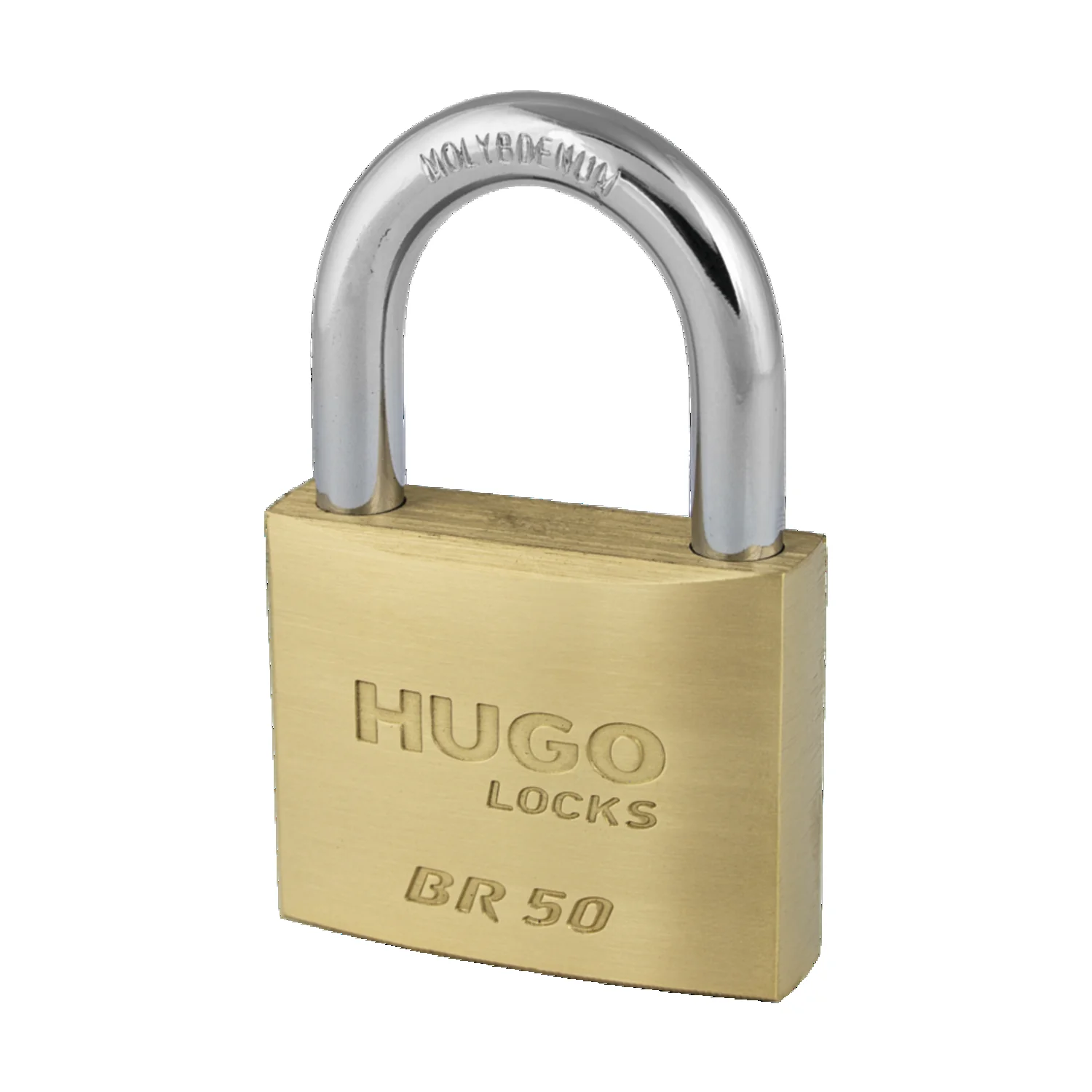 HUGO PADLOCK BRASS KEY ALIKE 4 PCS 5 KEYS BR 50