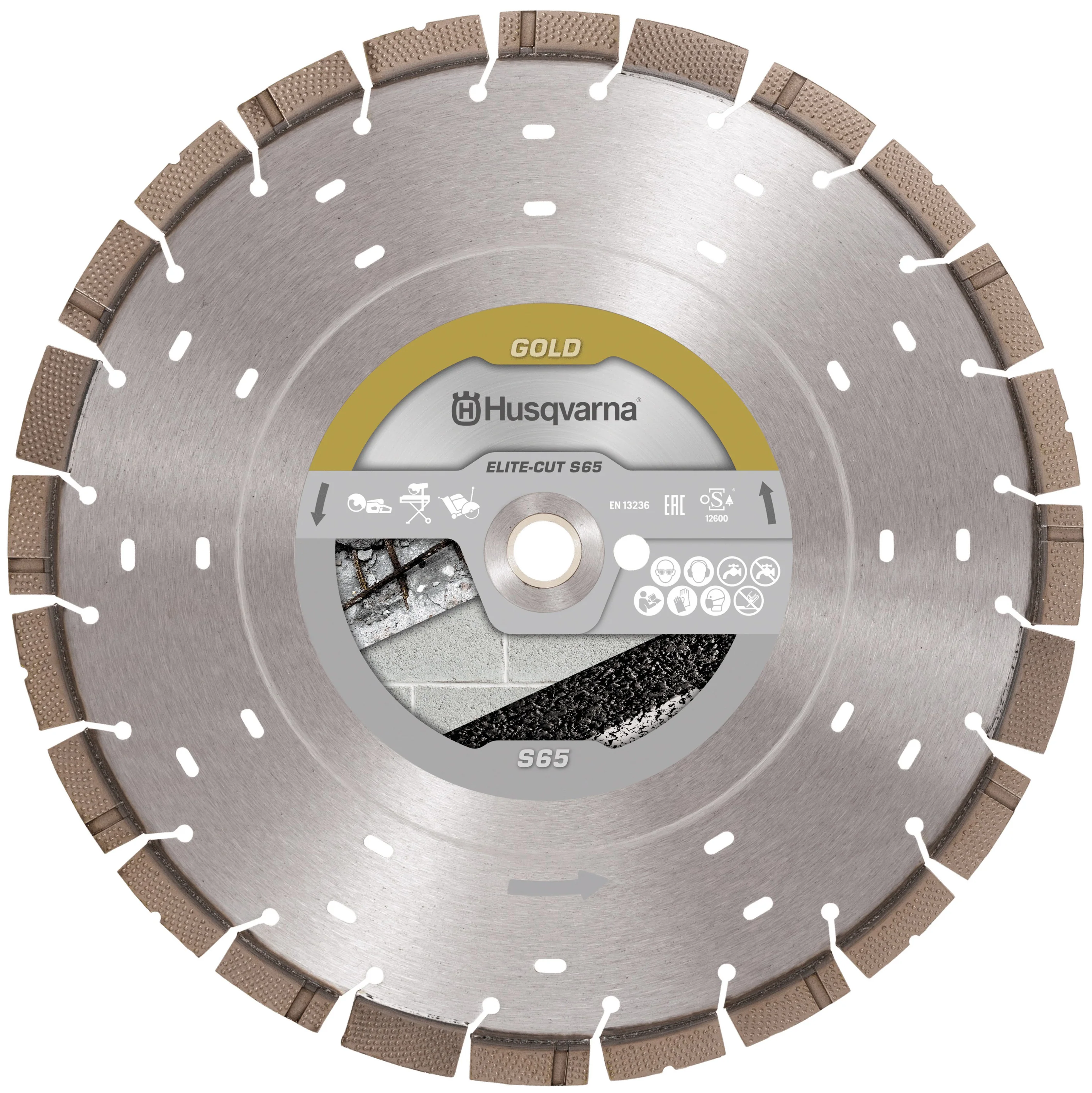 HUSQVARNA ELITE CUT S65 350MM 20/25.4 BORE