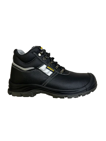 IMPACT WORKER LACE SAFETY BOOTS – BLACK