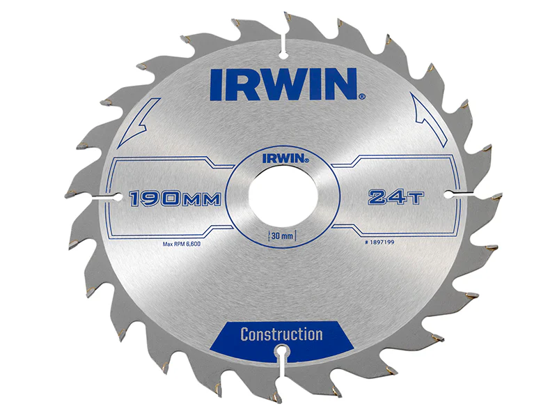 IRWIN® Construction Circular Saw Blade 190 x – Watson Hire