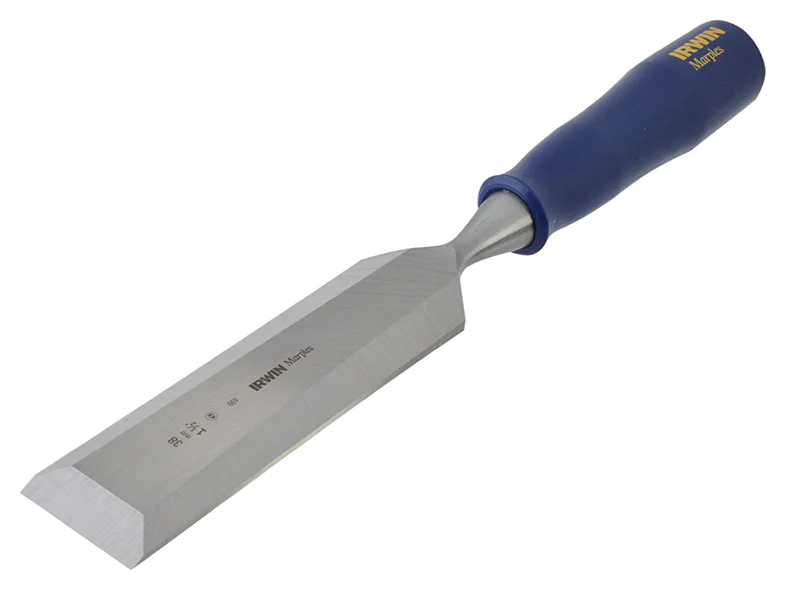 IRWIN® Marples® M444 Bevel Edge Chisel Blue Chip Handle 38mm (1.1/2in) - Image 2