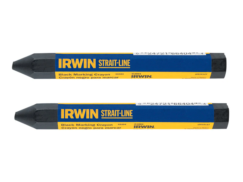 IRWIN® STRAIT-LINE® Crayon Black (Card 2) - Image 2