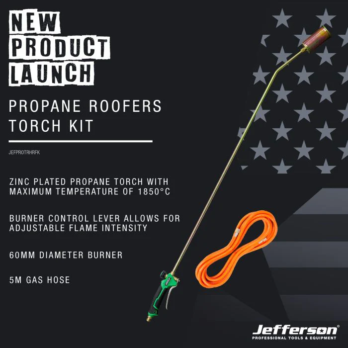 JEFFERSON 1280MM PROPANE ROOFERS TORCH KIT WITH 5M HSOE - Image 3