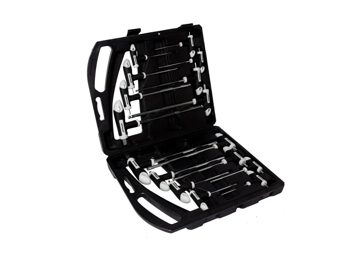 JEFFERSON 16PIECE T HANDLE KEY SET HEX METRIC AND TORX - Image 2