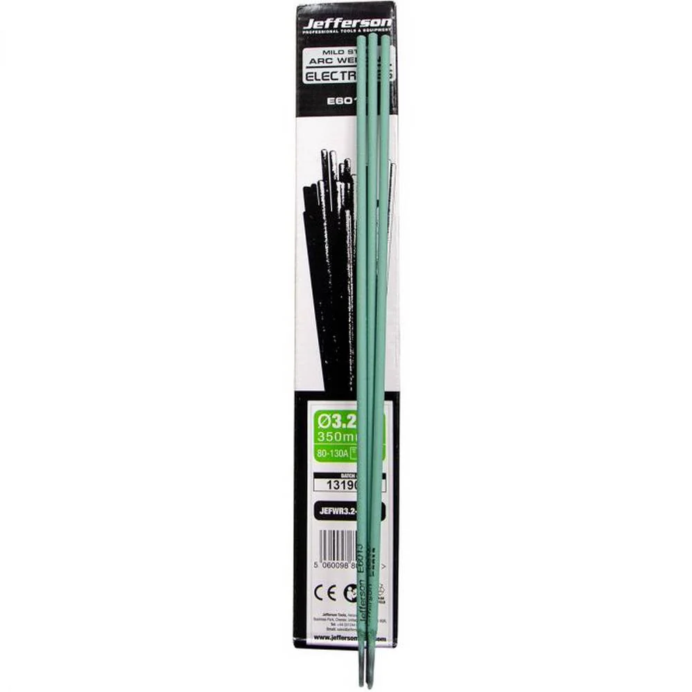 JEFFERSON 3.2 X 350MM WELDING RODS MILD STEEL 2.5KG PACK